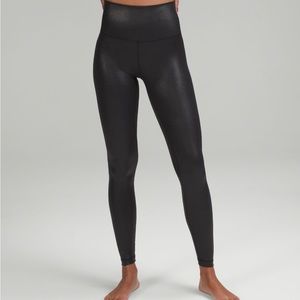 Lululemon Wunder Under HR Tight 28” Shine